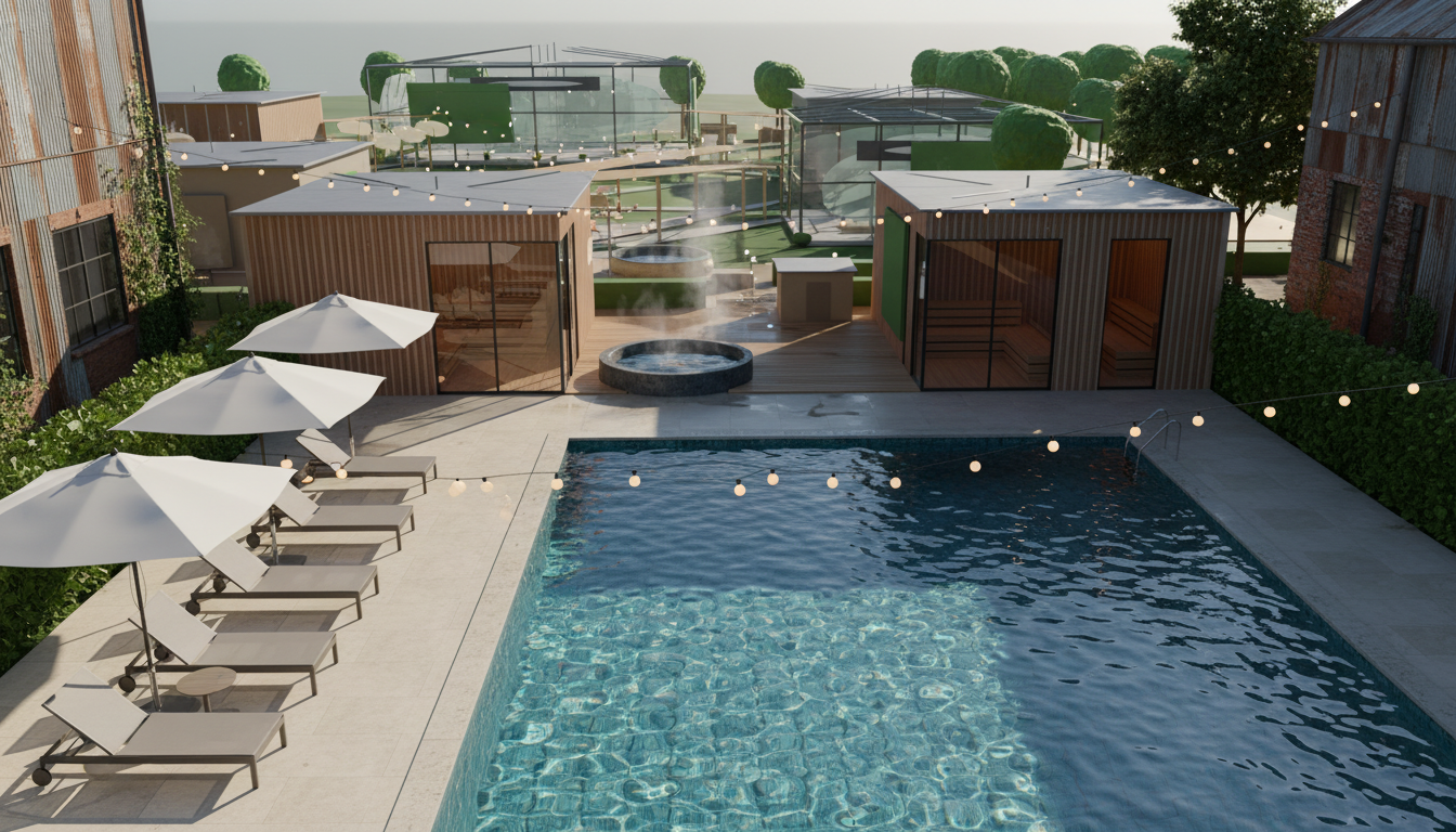 v11 photorealistic pool & spa